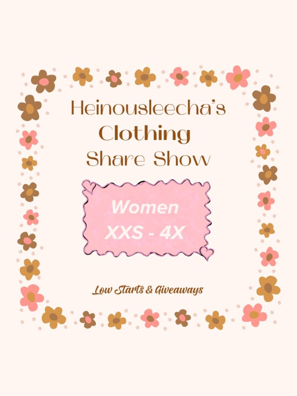 Heinousleecha's (Lori's) Clothing Share Show - Picture 1 of 1